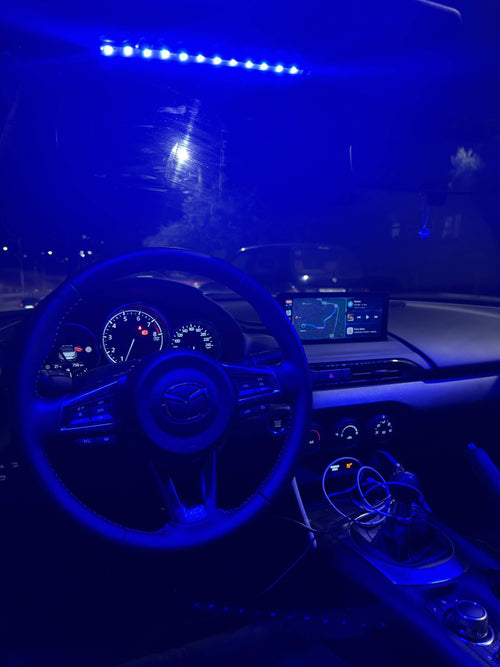 Car Ambient LED Strip | App Controlled, 16M Colors