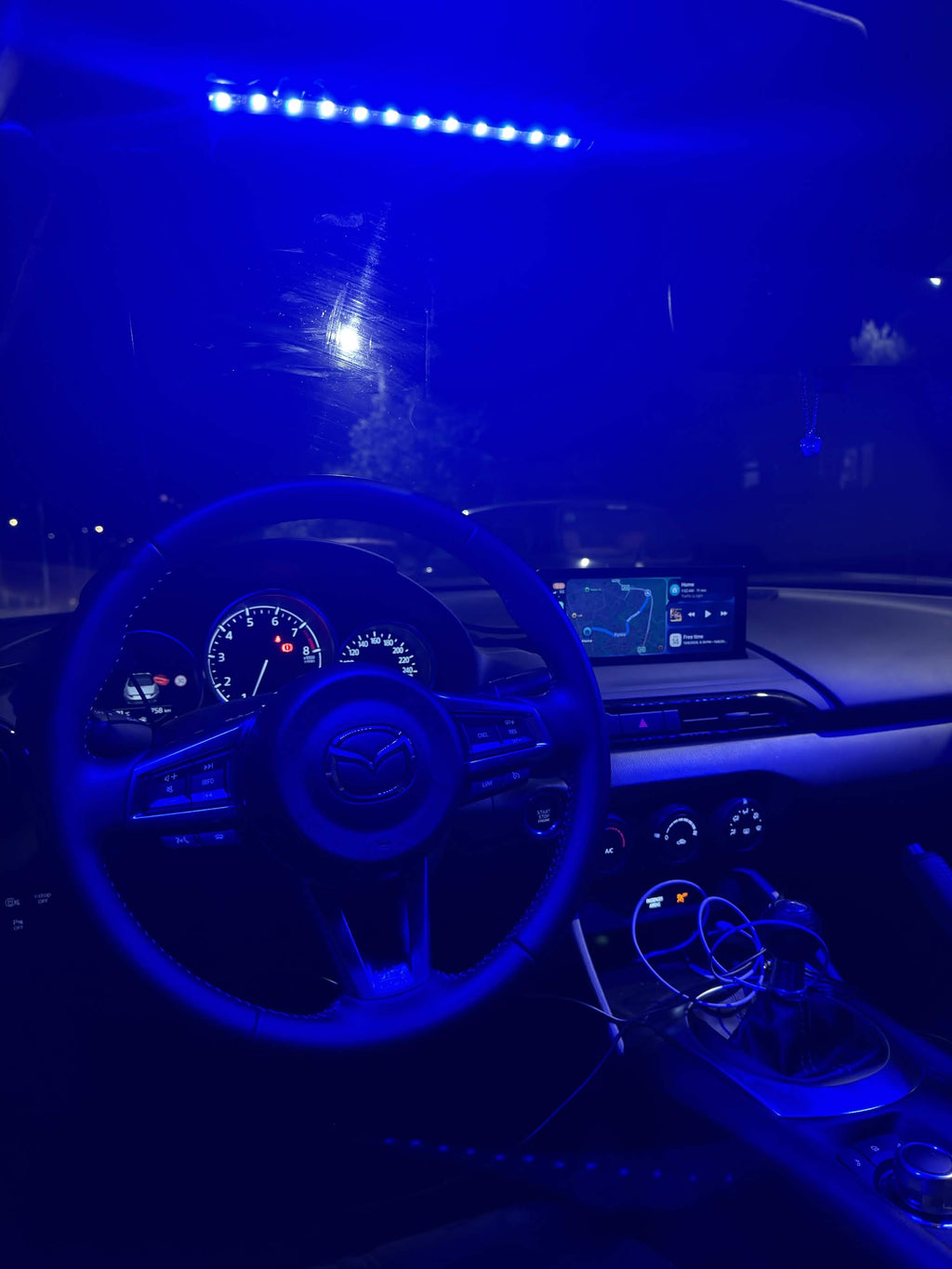 Car Ambient LED Strip | App Controlled, 16M Colors